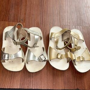 TWO PAIRS OF SUNSAN SANDALS SIZE 10